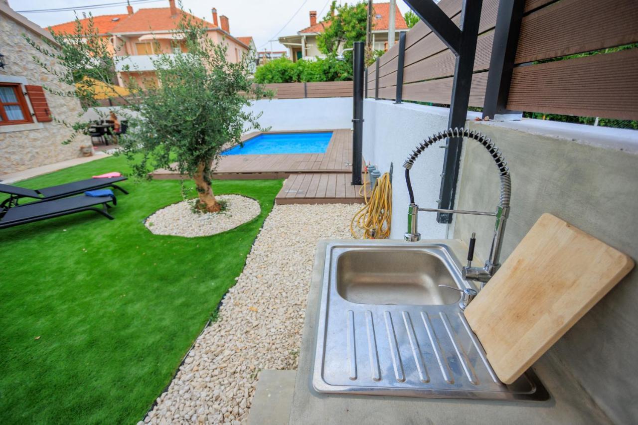 Mustra House Zadar - Private Pool & Sauna Exterior foto